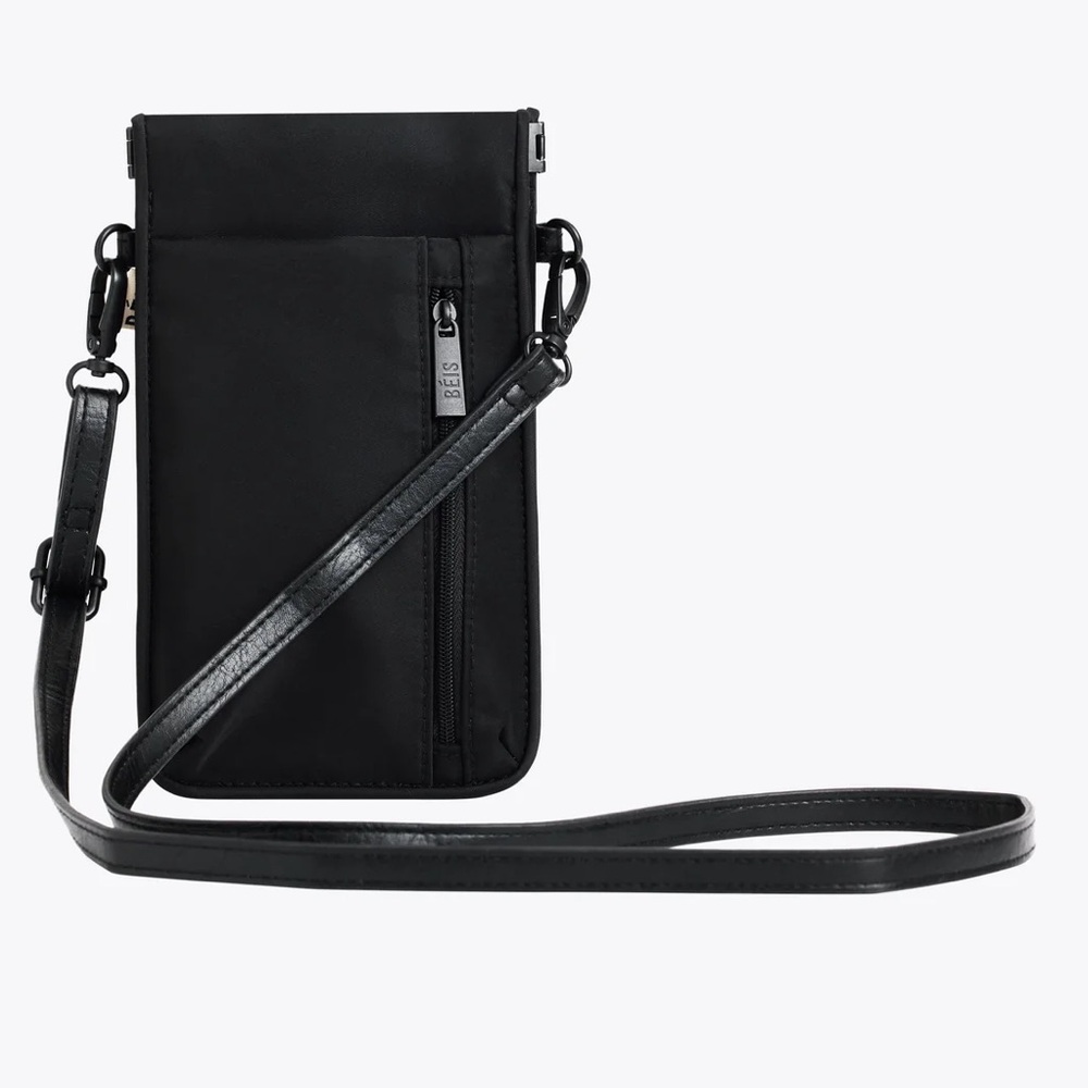 BEIS THE ID CROSSBODY BAG IN BLACK